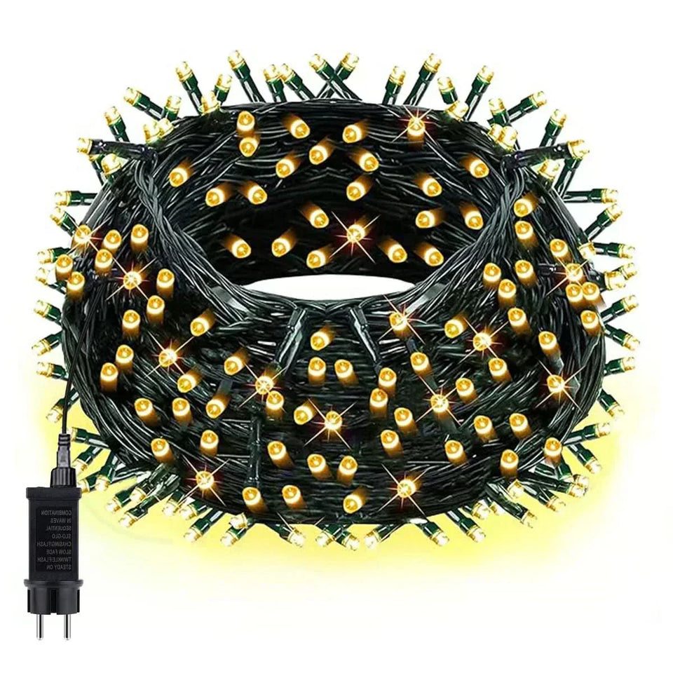 Luzes de Natal LED Impermeáveis - Encanto e Magia
