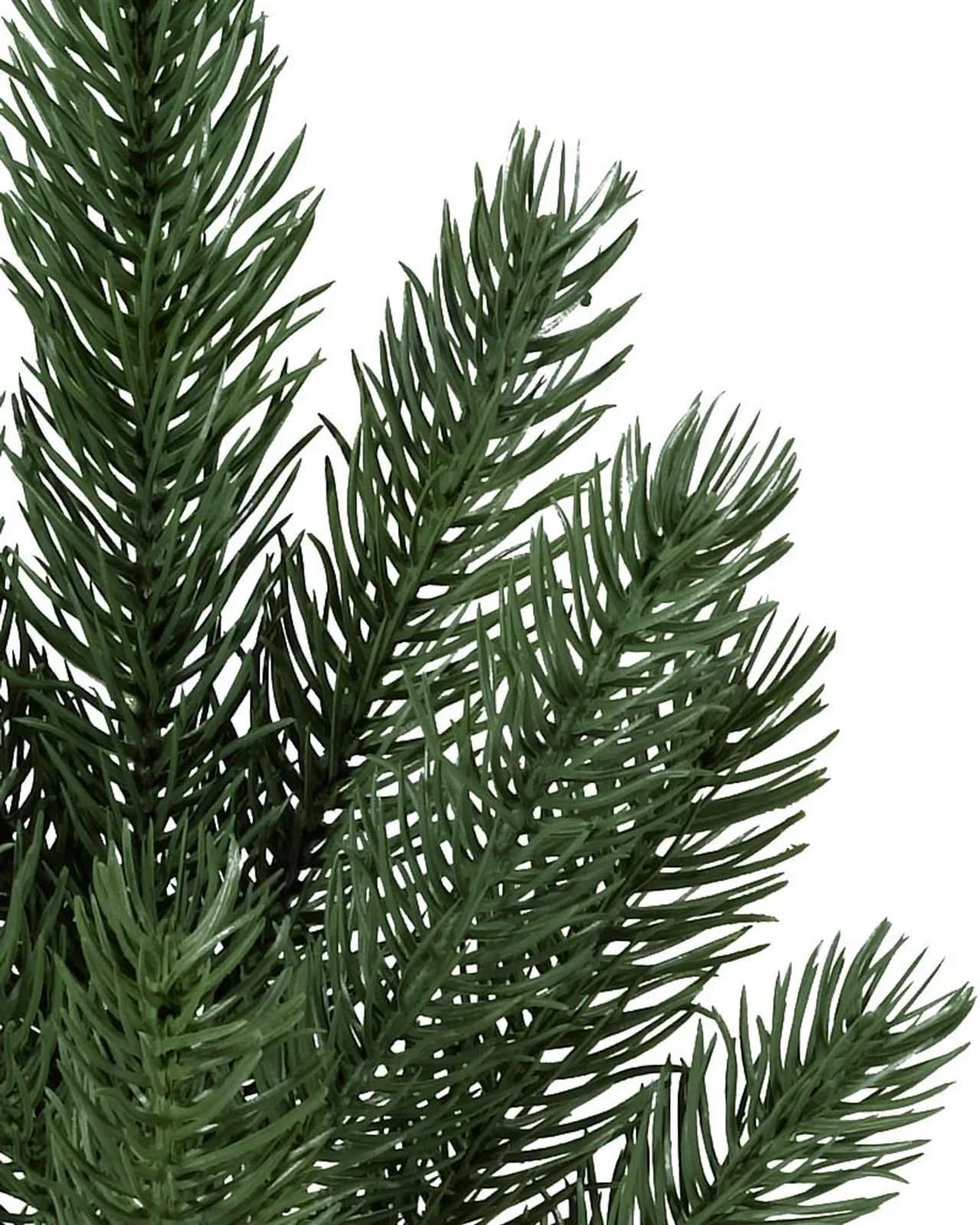 Árvore de Natal Fir com Galhos Articulados, Suporte Metálico e Micro LEDs Coloridos Embutidos