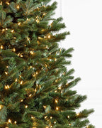 Árvore de Natal Verde Premium com Galhos Articulados, Suporte Metálico com Rodinhas e Micro LEDs Embutidos