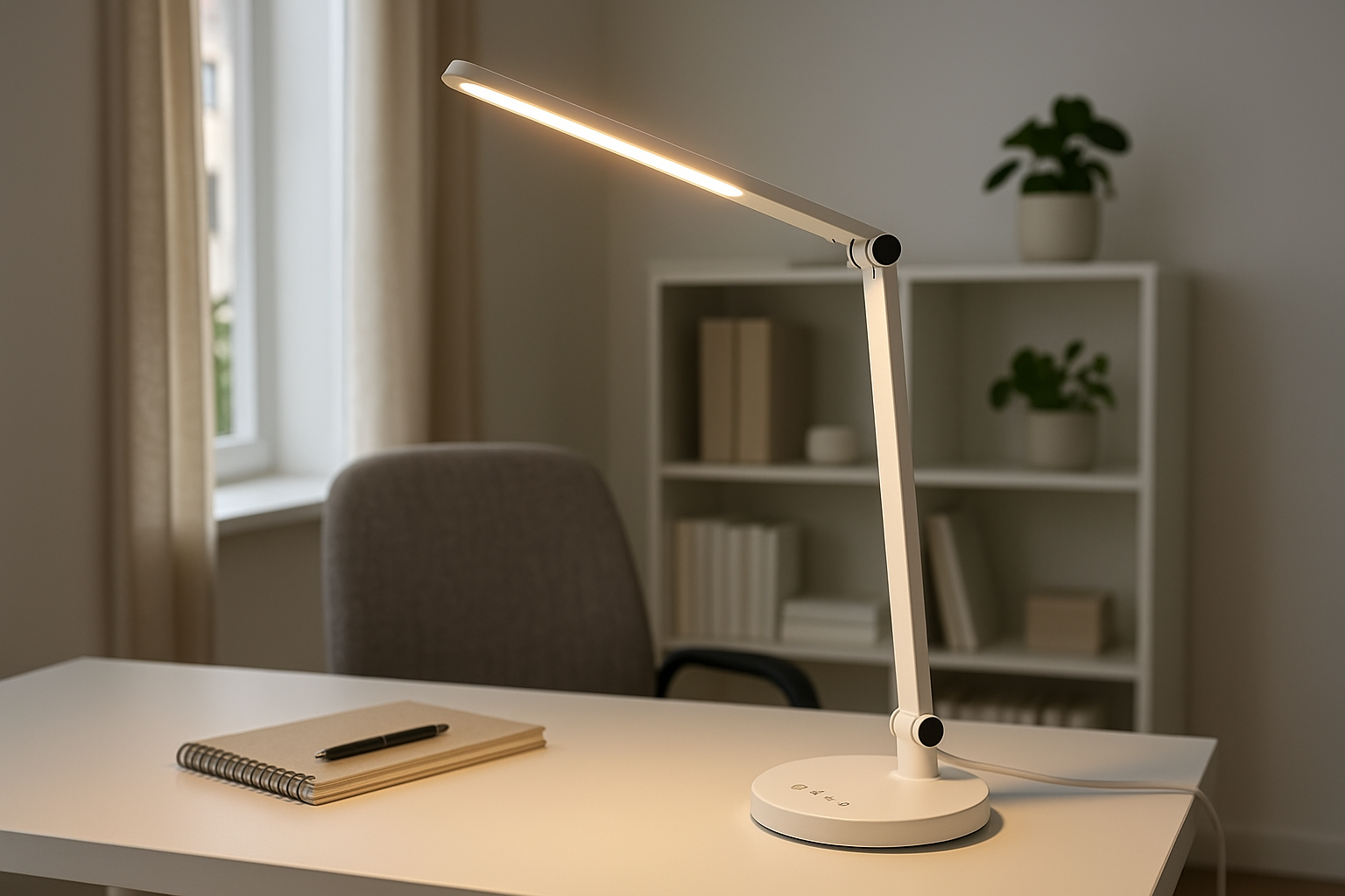 Luminária LED - Vista Frontal